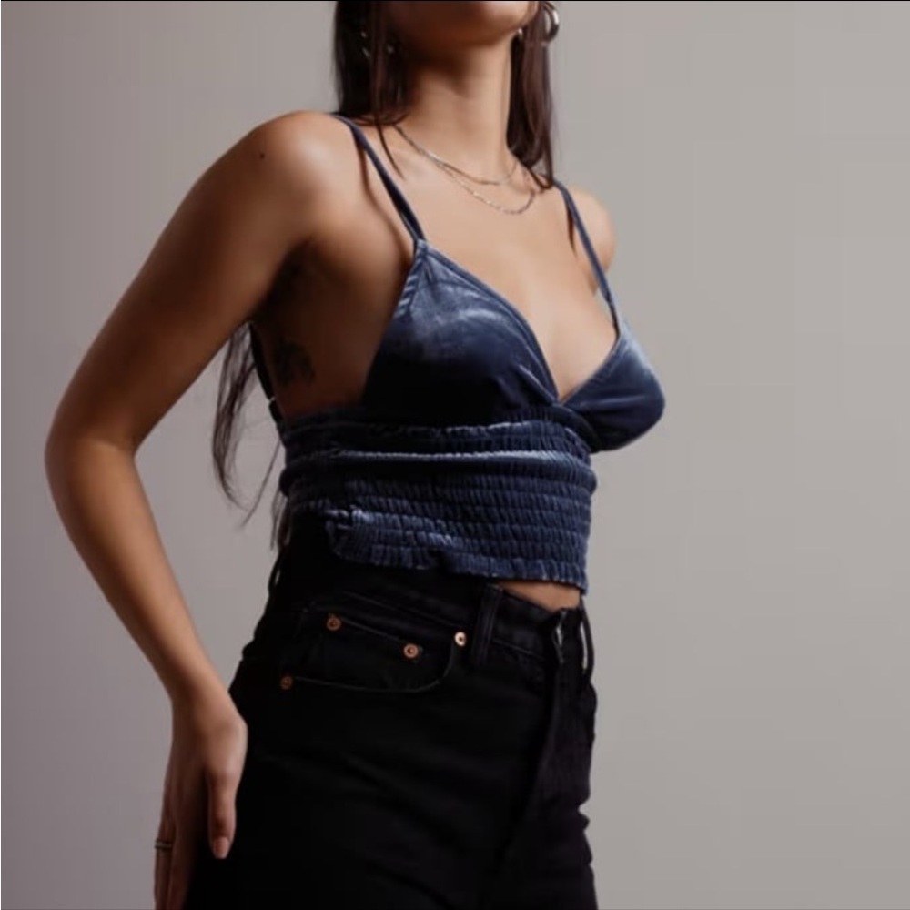 Velvet Blue Women's Top